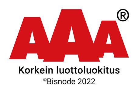 AAA Korkein luottoluokitus 2022 -merkki